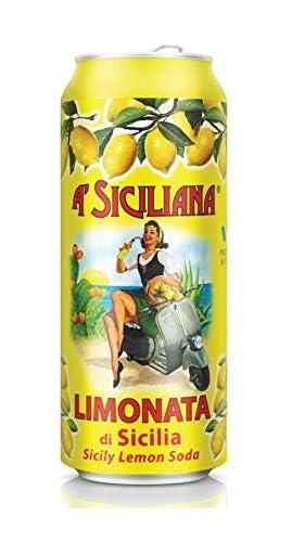image:imageA Siciliana Sicilian Drink Melograno Refreshing and Delicious Italian Soda made with Sicilian Pomegranate Authentic Imported Italian Beverage Melograno Soda 24 Pack of 1115 fl oz CansLimonata Soda