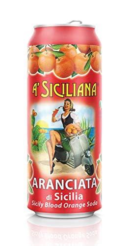 image:imageA Siciliana Sicilian Drink Melograno Refreshing and Delicious Italian Soda made with Sicilian Pomegranate Authentic Imported Italian Beverage Melograno Soda 24 Pack of 1115 fl oz CansBlood Orange Soda