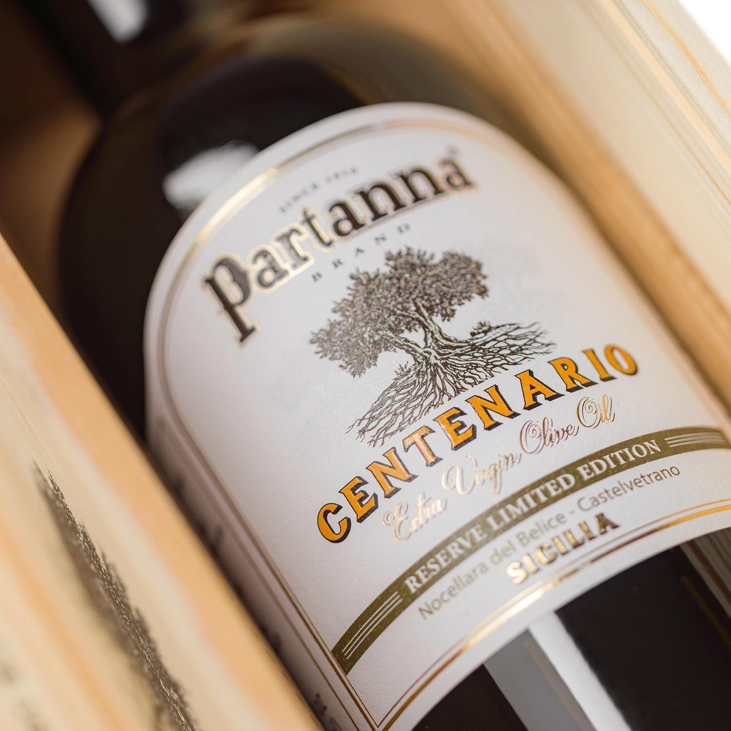 image:imageCentenario Extra Virgin Olive Oil Limited Edition Premium Castelvetrano Oil Harvested in Sicily Pure Authentic Italian Monovarietal Rich in Flavor First Cold Pressed 750 ML Glass