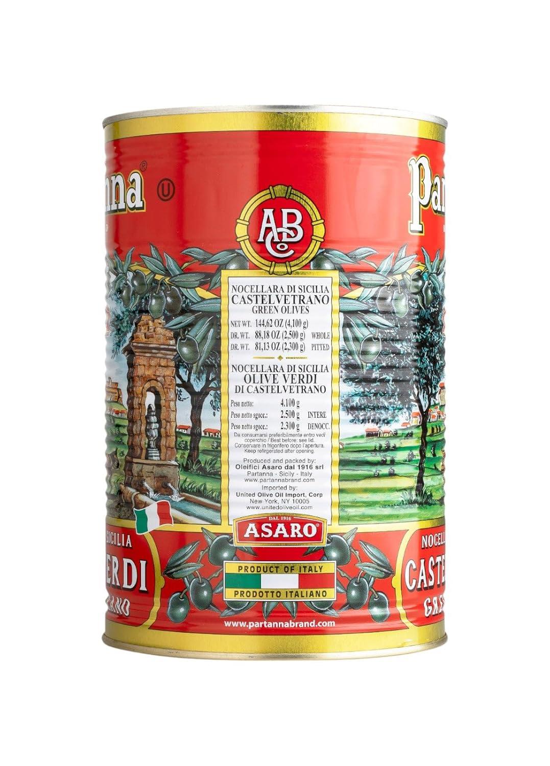 image:imagePartanna Mediterranean Pitted Olive Mix Authentic Sicilian Premium Handpicked SnackingAperitifEntertainingHeartHealthy Keto amp Paleo Product Of Italy 19 oz JarPitted Castelvetrano Olives