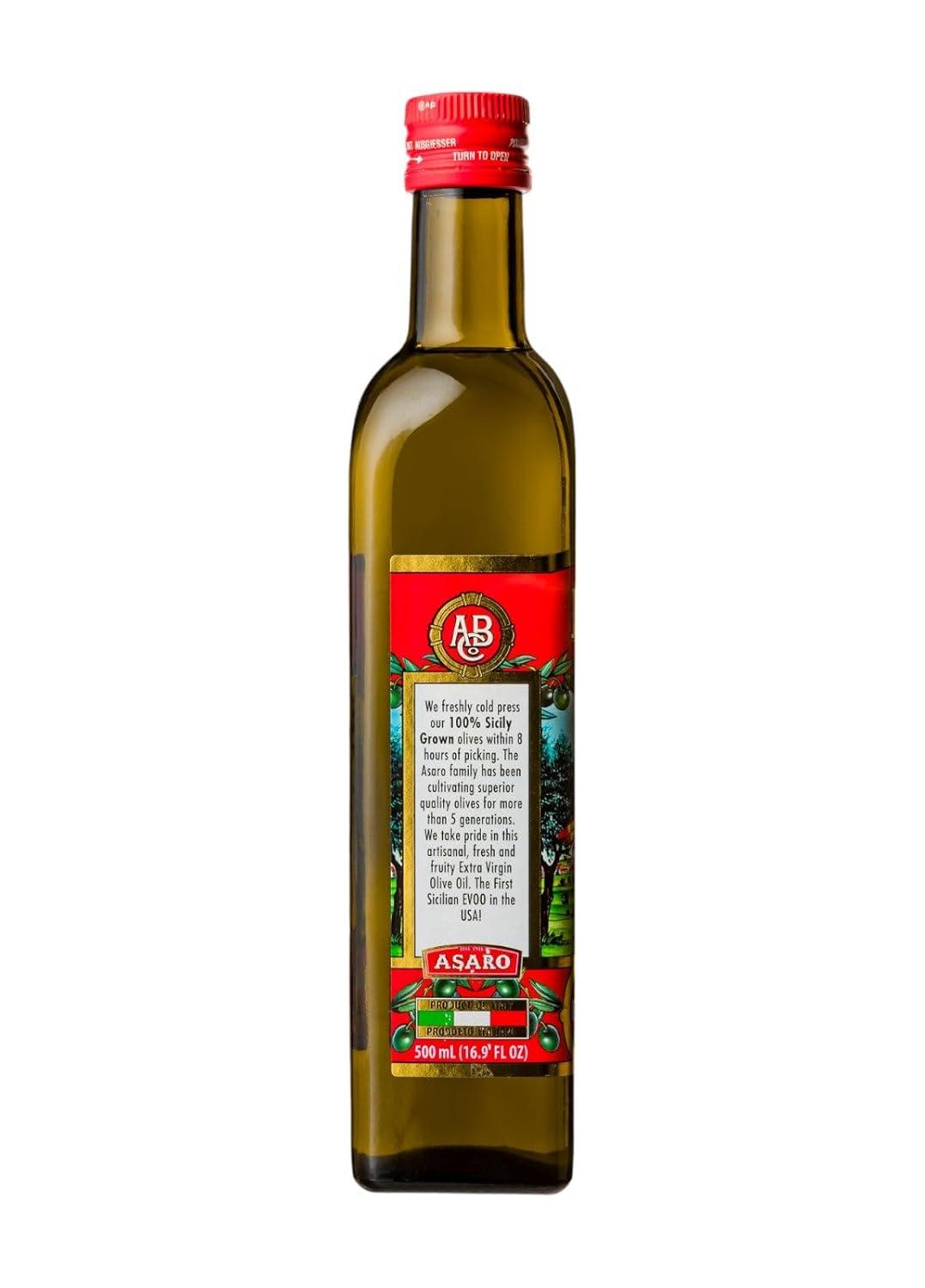 image:imagePartanna Robust Extra Virgin Olive Oil Premium Castelvetrano Olive Oil Harvested in Sicily Pure Authentic Italian Monovarietal Rich in Flavor First Cold Pressed 169oz 500 ML GlassRobust Olive Oil