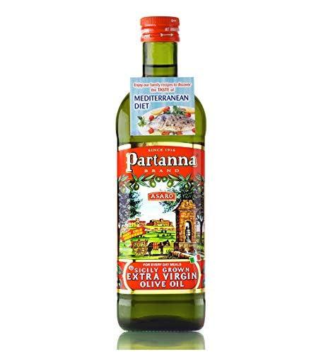 image:imagePartanna Robust Extra Virgin Olive Oil Premium Castelvetrano Olive Oil Harvested in Sicily Pure Authentic Italian Monovarietal Rich in Flavor First Cold Pressed 169oz 500 ML GlassRobust Olive Oil