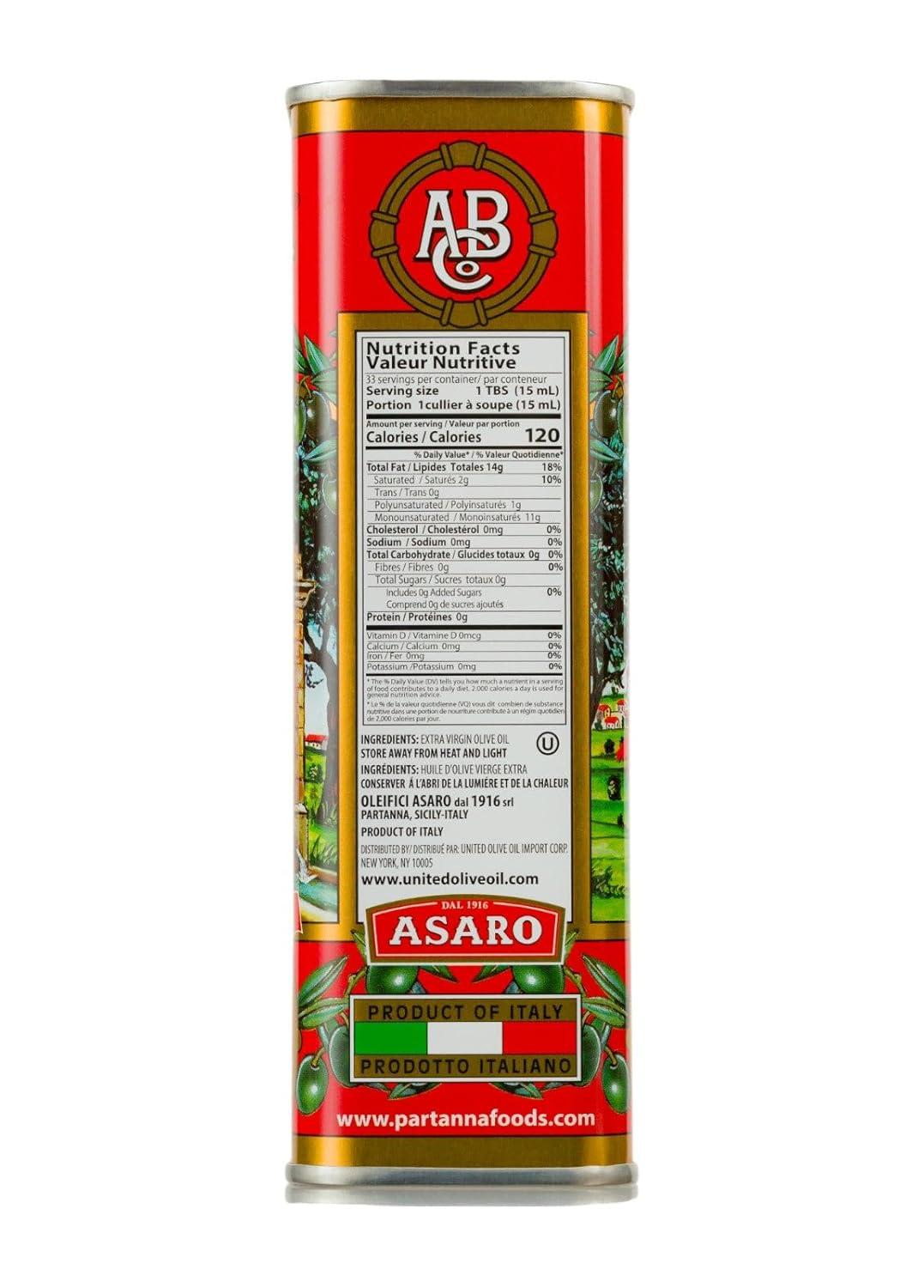 image:imagePartanna Robust Extra Virgin Olive Oil BambinoPremium 100 Castelvetrano OilHigh PolyphenolFirst Cold PressedEarly Harvest in SicilyAward Winning Italian EVOOMonovarietal34 fl oz 100 ML TinOlive Oil