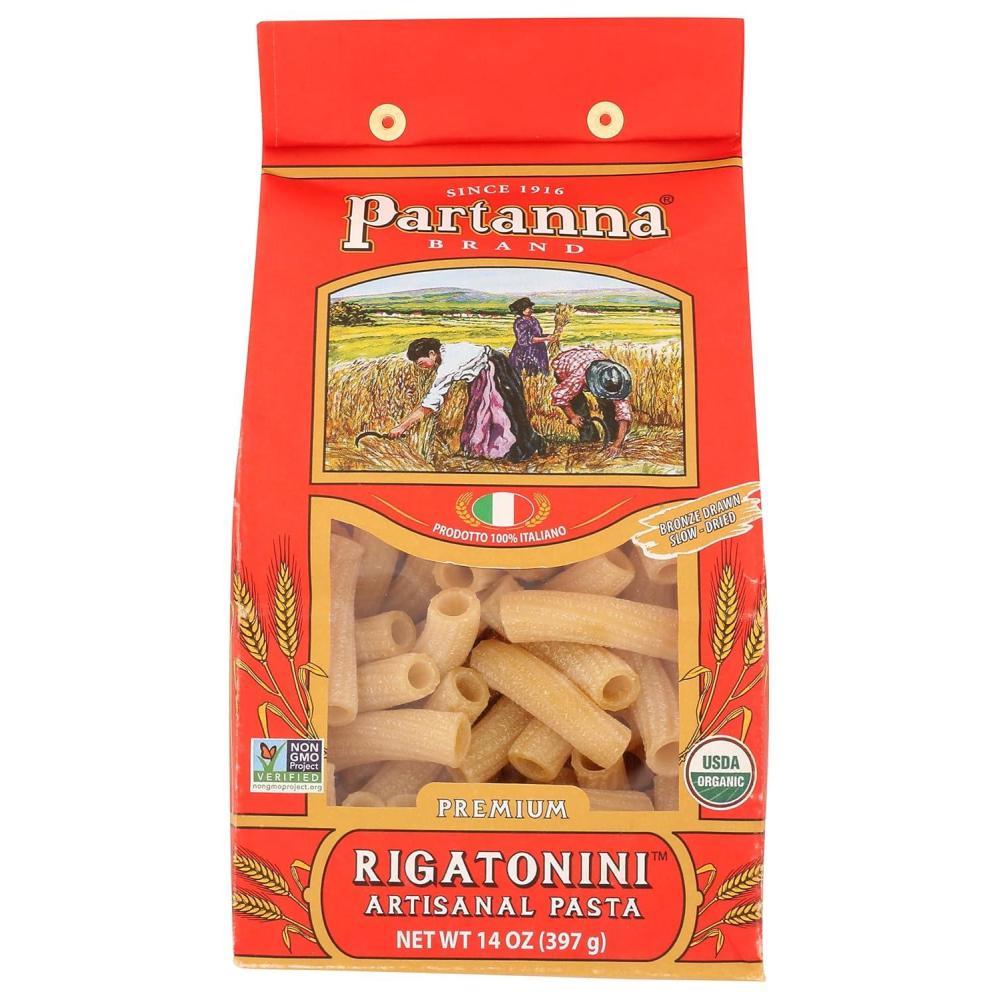 image:imagePartanna Busiate Sicilian Artisanal Pasta Classic Cut Bronze Cut Durum Wheat Semolina NONGMOSlow Dried Made in Italy 16 oz Pack of 6Rigatonini