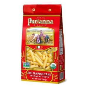 Partanna Busiate Sicilian Artisanal Pasta Classic Cut -Bronze Cut – Durum Wheat Semolina- NON-GMO-Slow Dried – Made in Italy- 16 oz (Pack of 6)(Ziti)