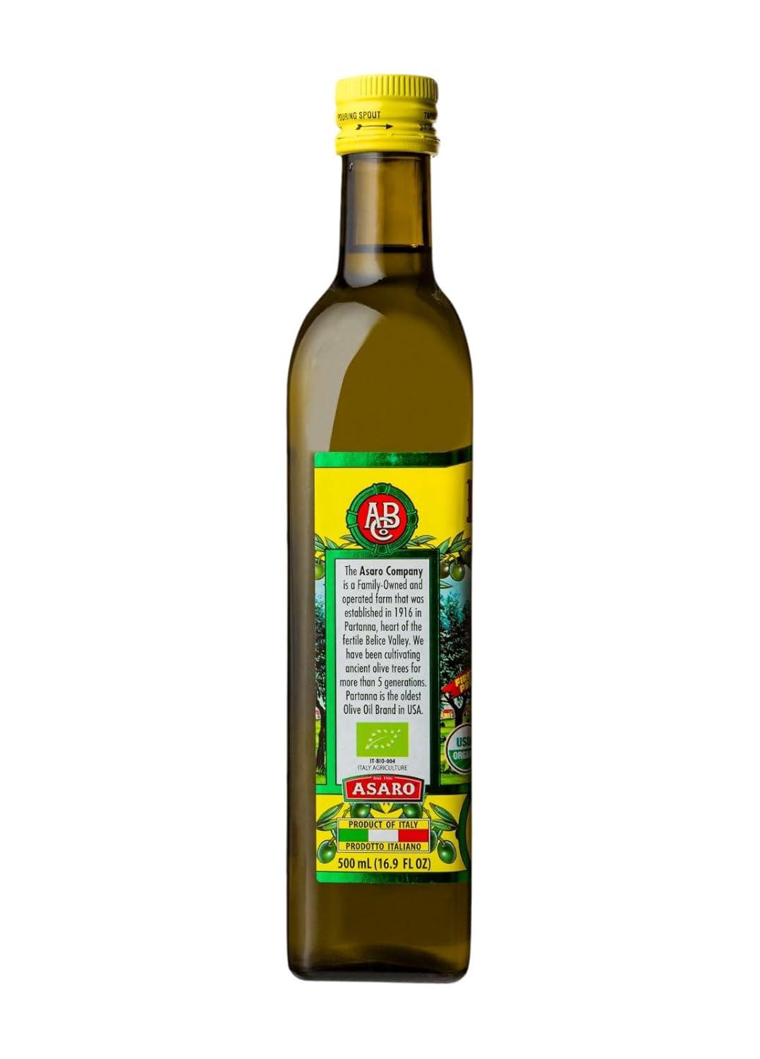 image:imagePartanna Everyday Organic Extra Virgin Olive Oil Premium Organic Castelvetrano Oil Harvested in Sicily Pure Authentic Italian Monovarietal Rich in Flavor and Tradition 169 oz 500 ML169 fl oz
