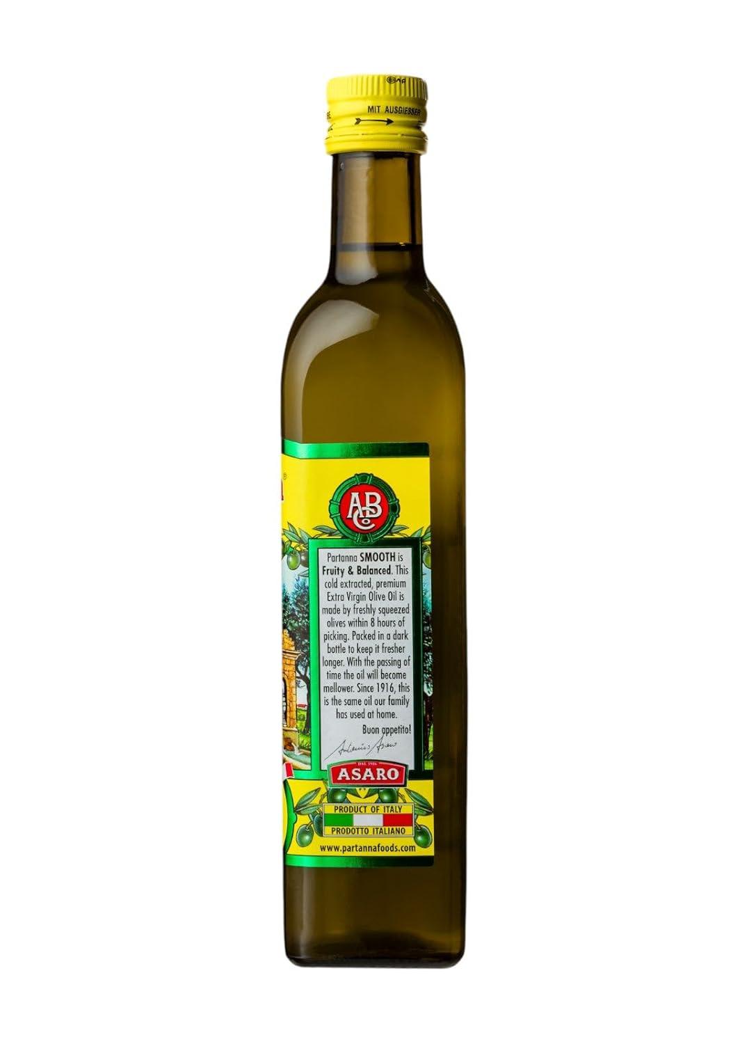 image:imagePartanna Everyday Organic Extra Virgin Olive Oil Premium Organic Castelvetrano Oil Harvested in Sicily Pure Authentic Italian Monovarietal Rich in Flavor and Tradition 169 oz 500 ML169 fl oz